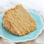Layer cake with dulce de leche