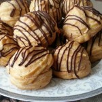 Profiterols with buttercream