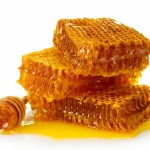 Fresh honey in combs