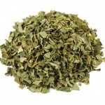 Dry ocimum basilicum