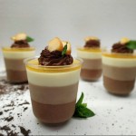 Mousse three chocolates