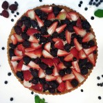 Tarta with fruits