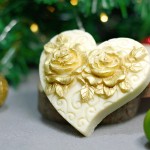 White chokolate heart