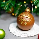 Chokolate christmas bulb