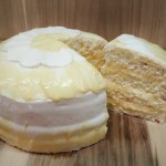 Cake gluten free, sugar free coconut-lemon-orange