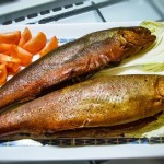Hotly smoked trout 