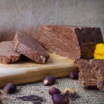 Halva from peanut with chocolate