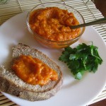 Vegetable marrow paste 