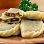 Vareniki with mushrooms